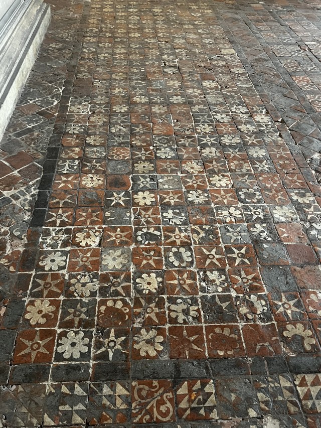 Pavement at Winchester Cathedral